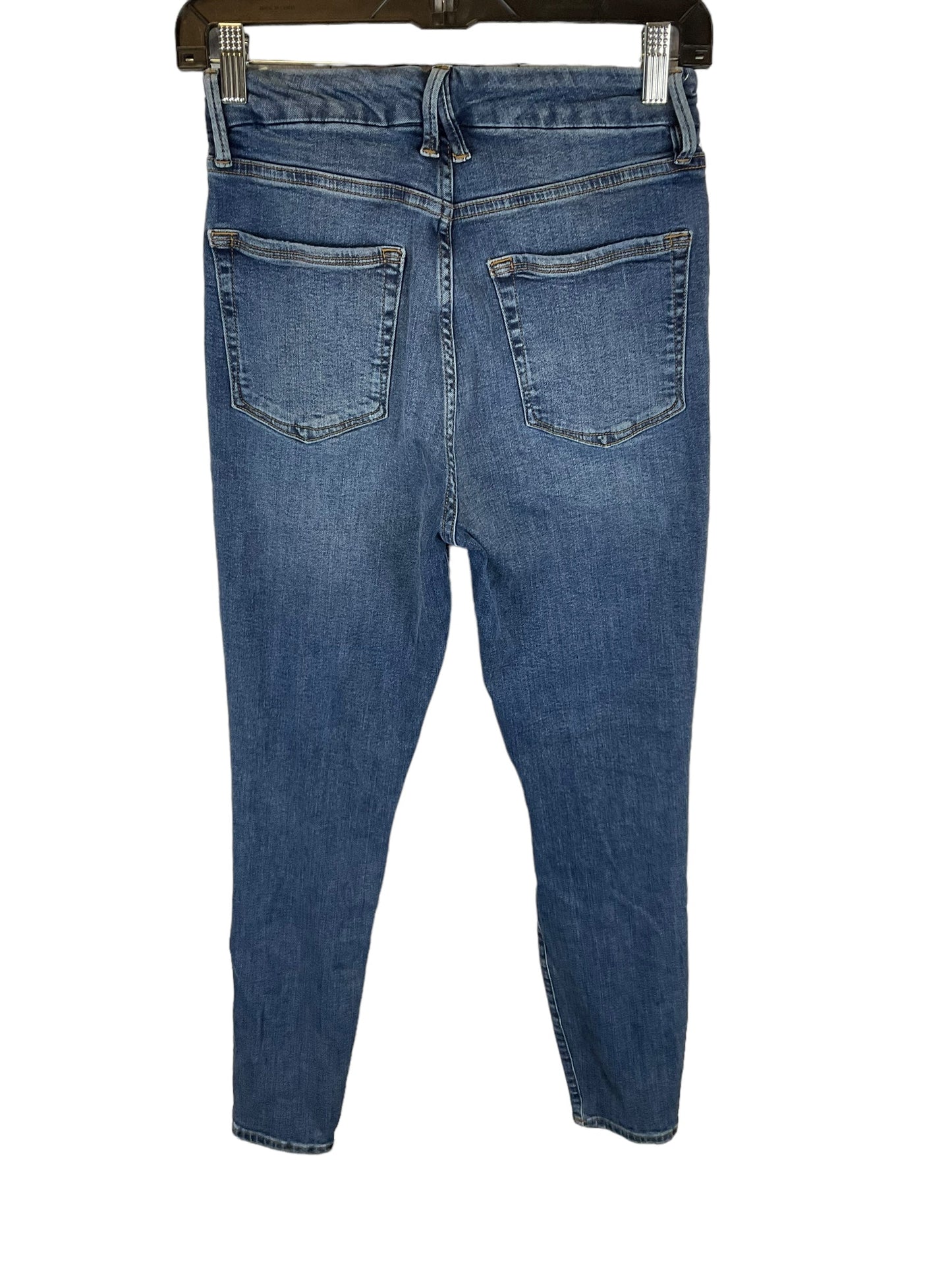 Blue Denim Jeans Designer Good American, Size 8