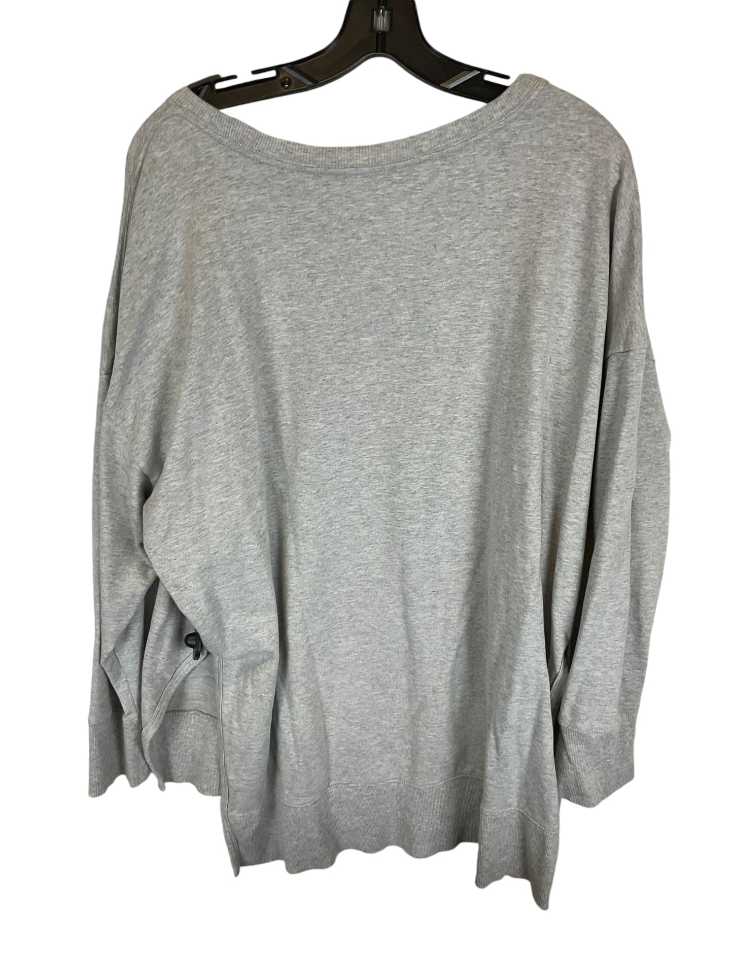 Sweatshirt Crewneck By Terra & Sky In Grey, Size: 2x