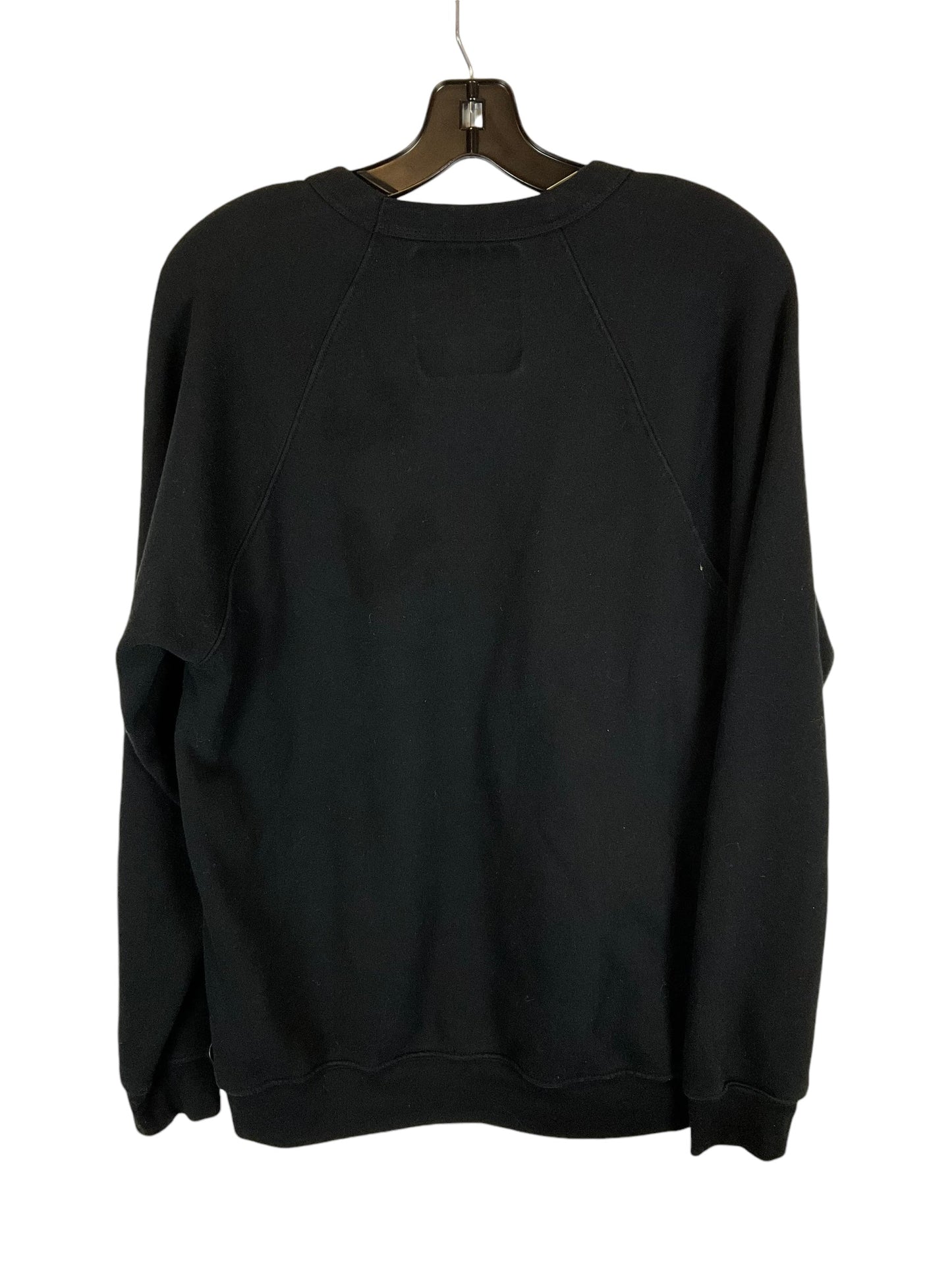 Sweatshirt Crewneck By Clothes Mentor In Black, Size: L