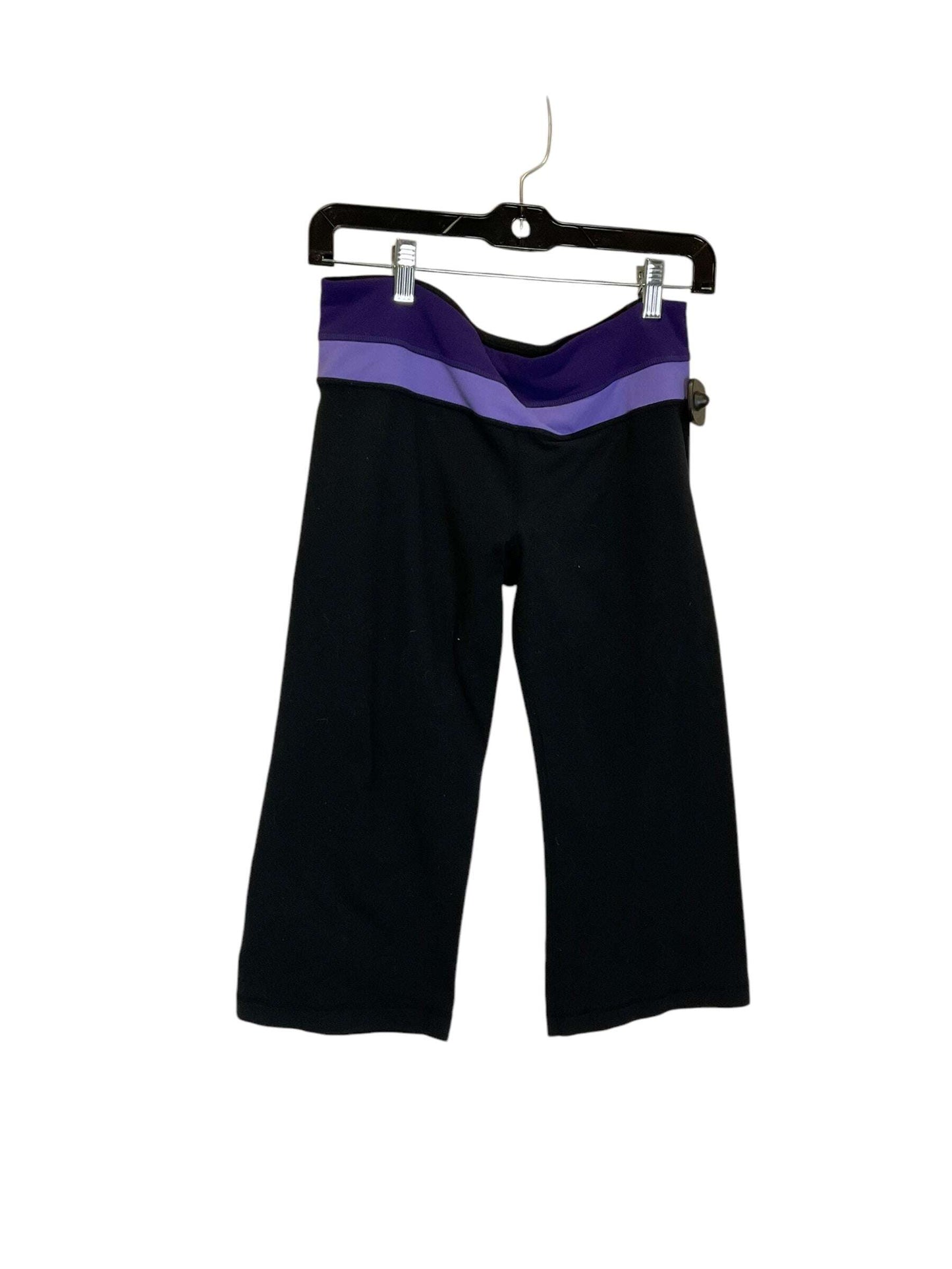 Athletic Capris By Lululemon In Black, Size: 8