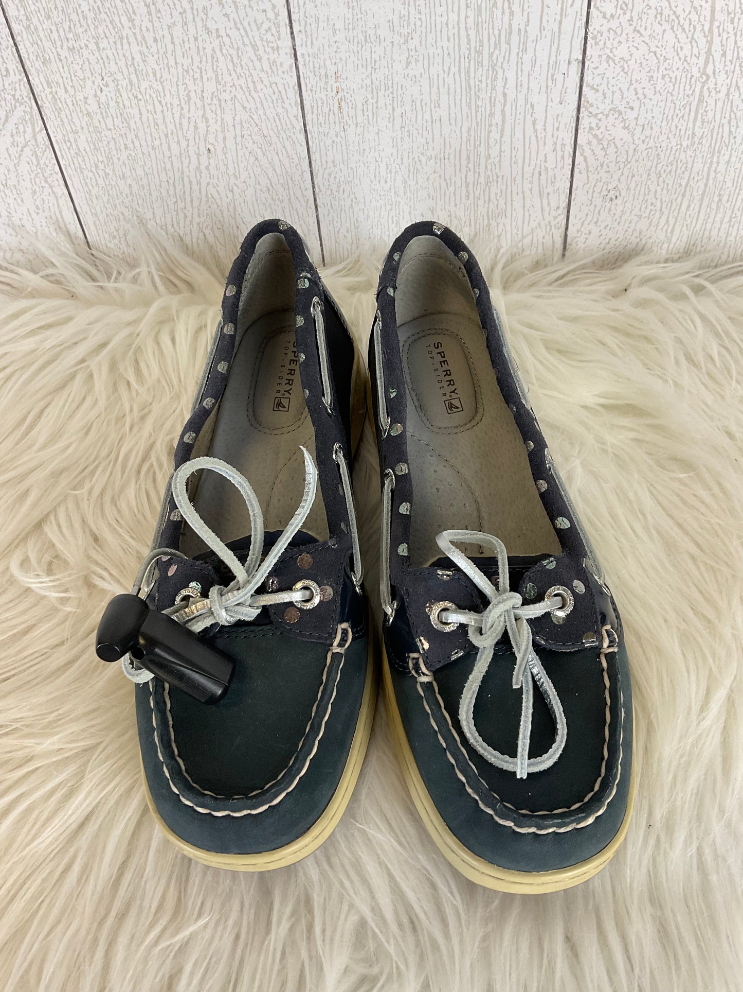 Shoes Flats By Sperry In Navy, Size: 7