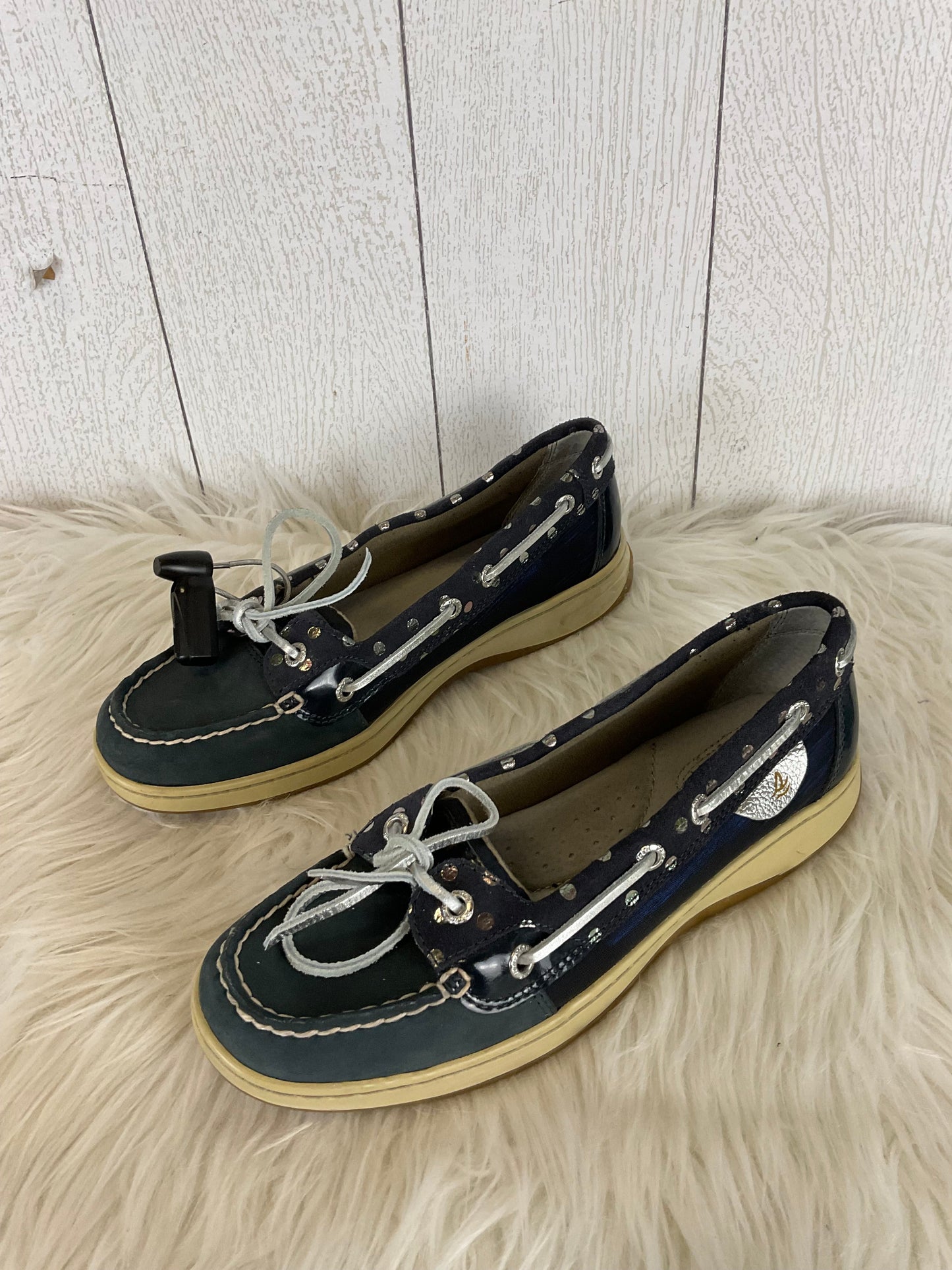 Shoes Flats By Sperry In Navy, Size: 7