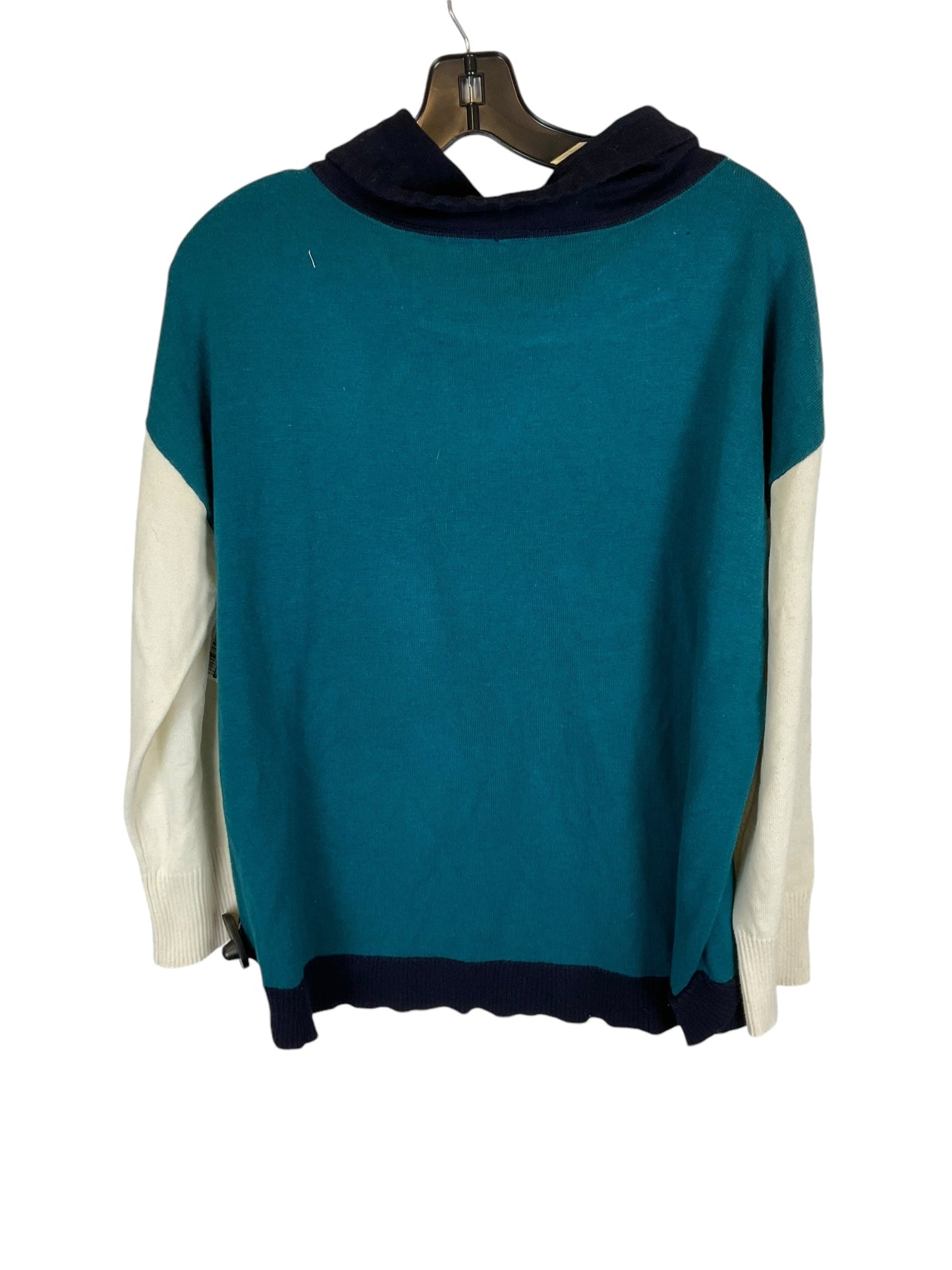 Sweater By Talbots In Teal, Size: 1x