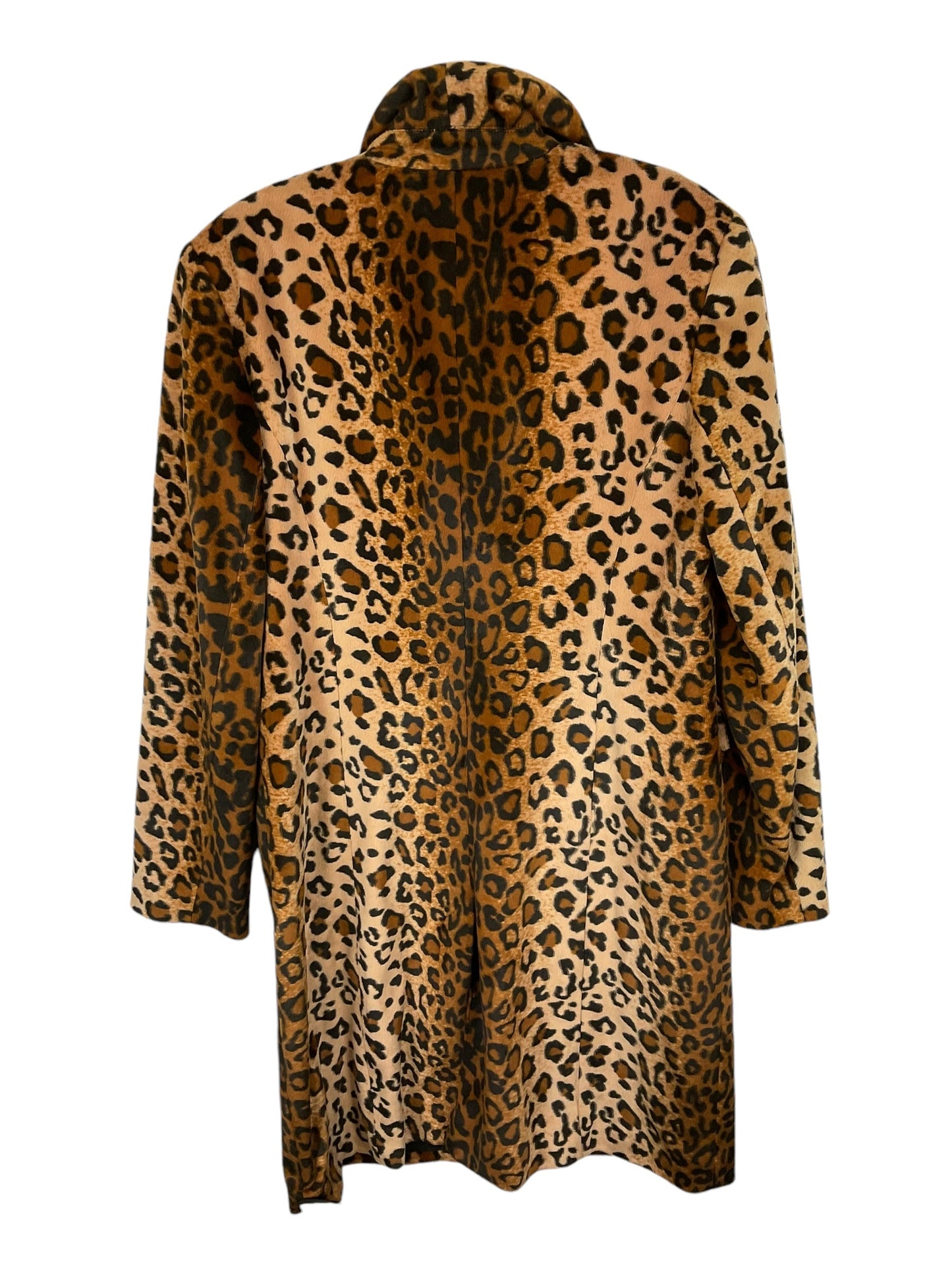 Coat Trench Coat By Inc In Animal Print, Size: M