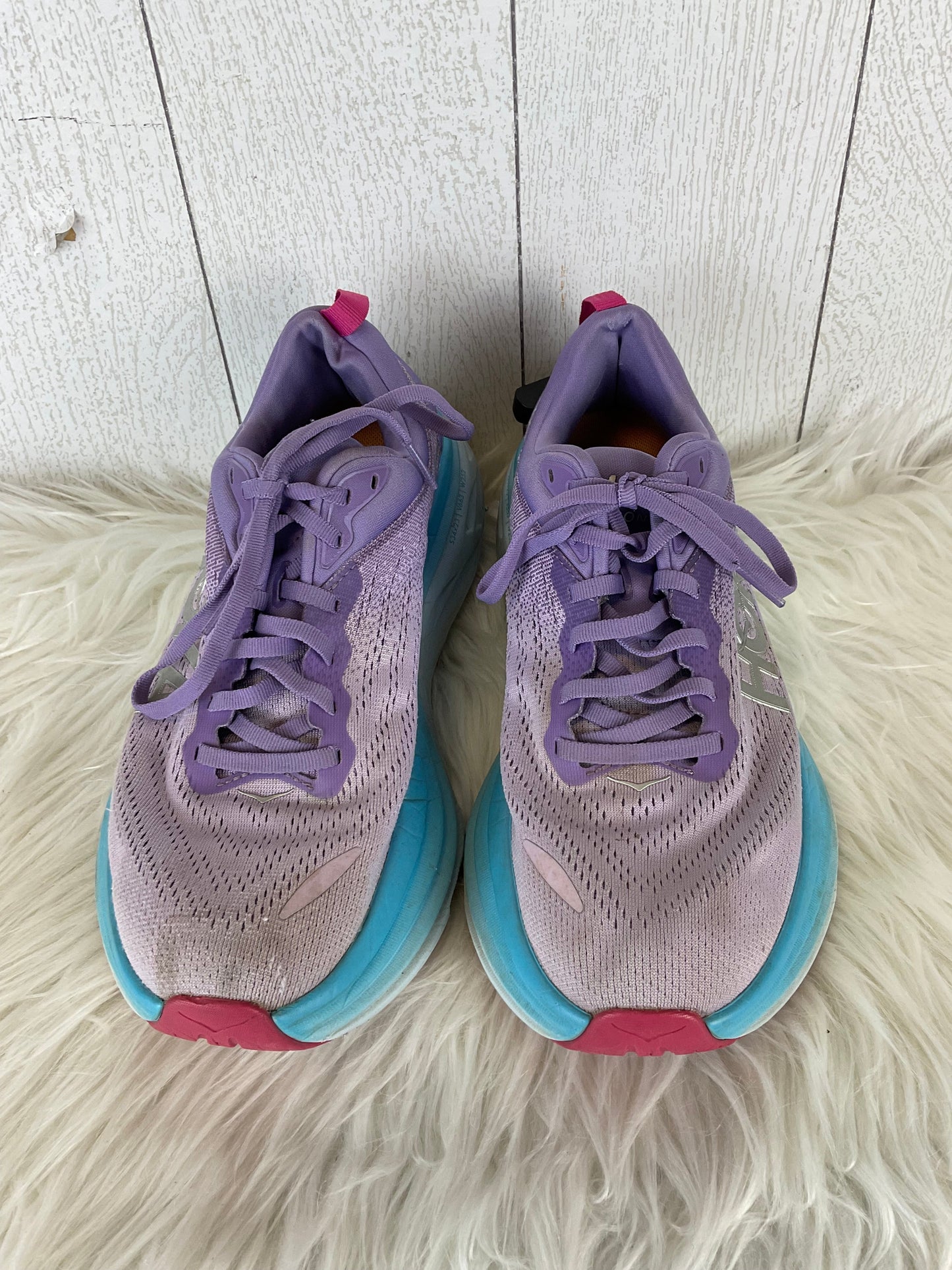 Shoes Athletic By Hoka In Purple, Size: 8.5