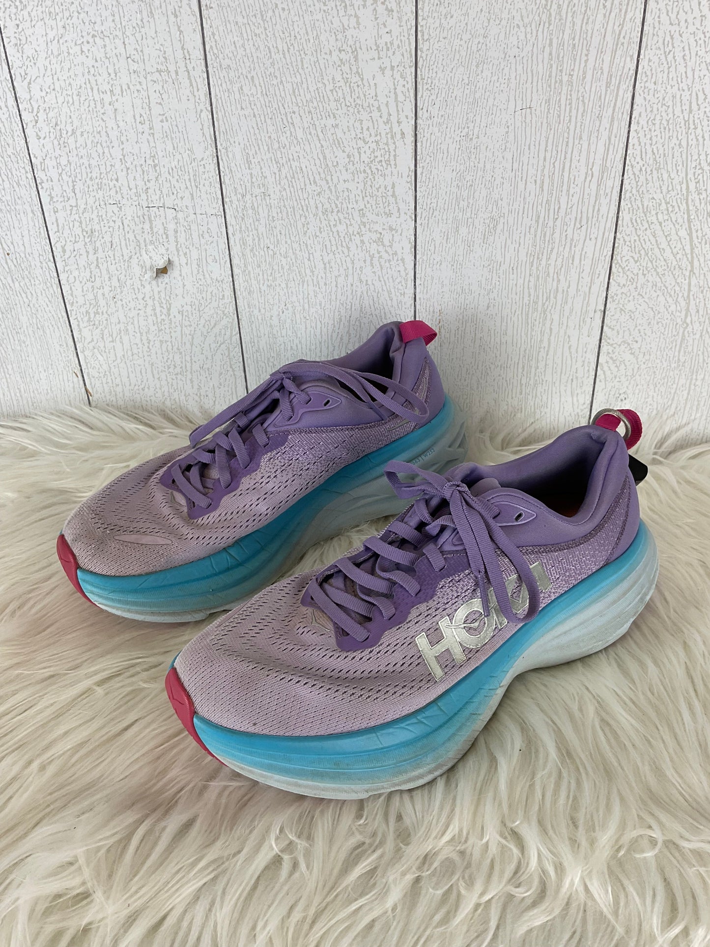 Shoes Athletic By Hoka In Purple, Size: 8.5