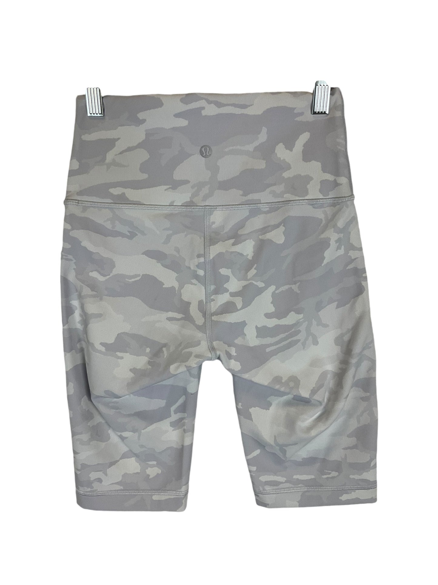 Athletic Shorts By Lululemon In Camouflage Print, Size: 4