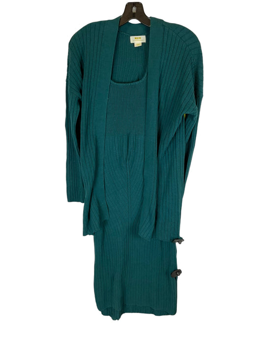 Dress Set 2pc By Maeve In Teal, Size: S