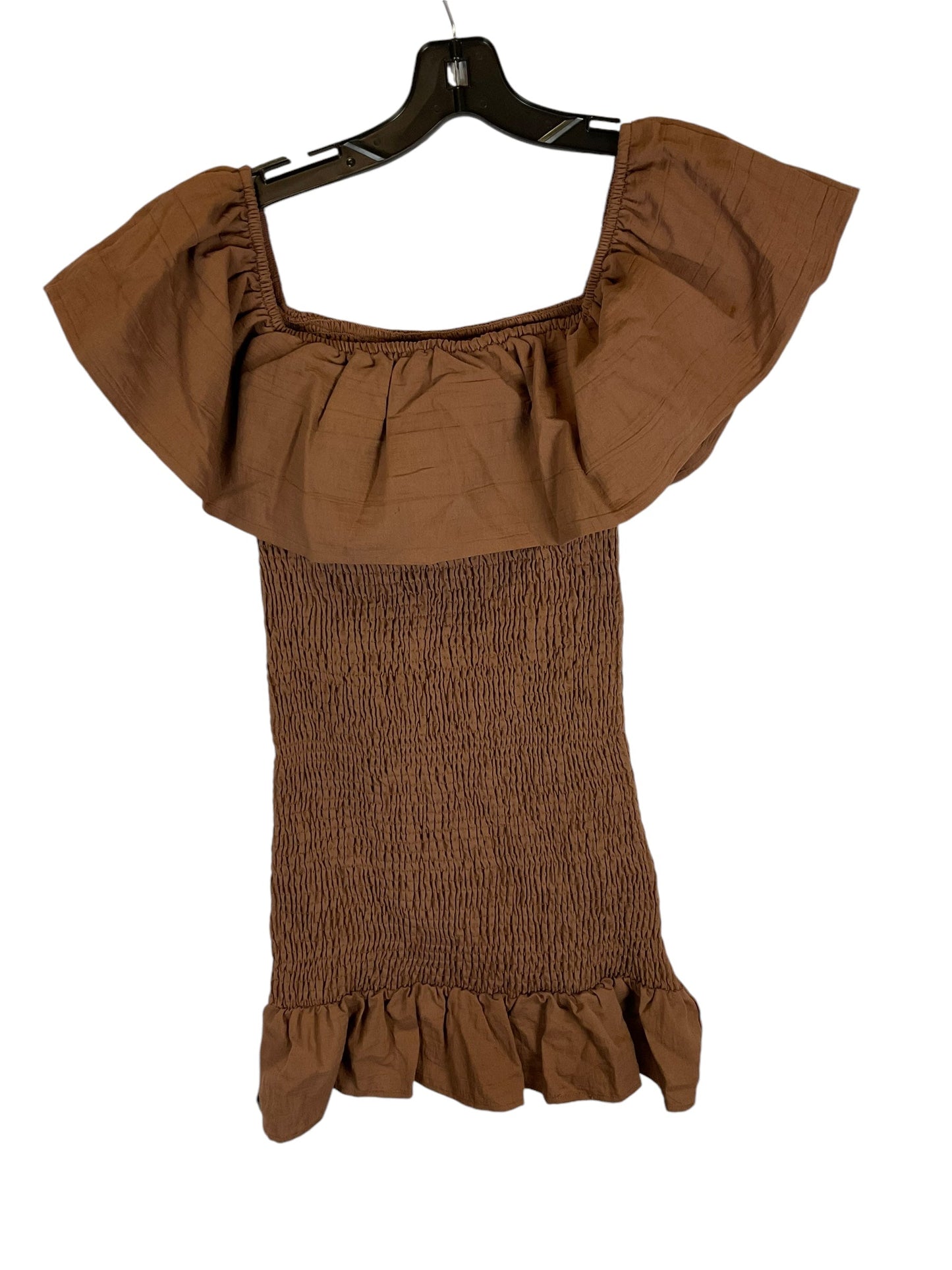 Dress Party Short By Anthropologie In Brown, Size: Xxs