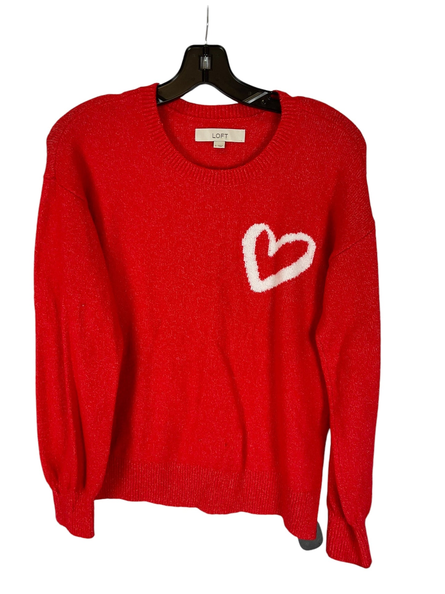 Sweater By Loft In Red, Size: S