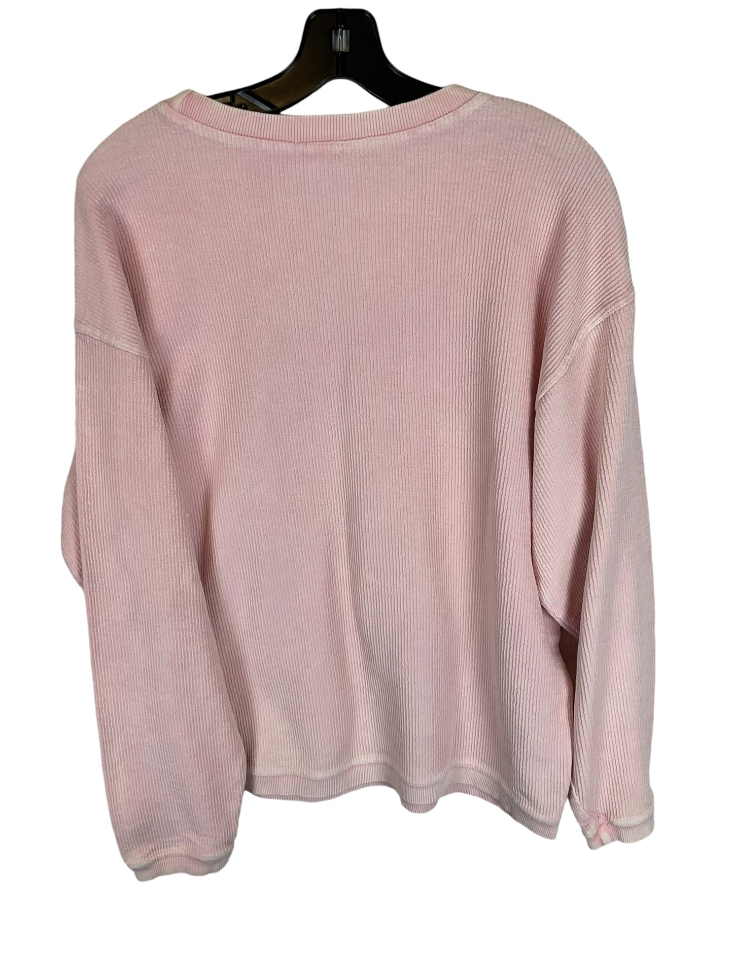 Sweatshirt Crewneck By Clothes Mentor In Pink, Size: S