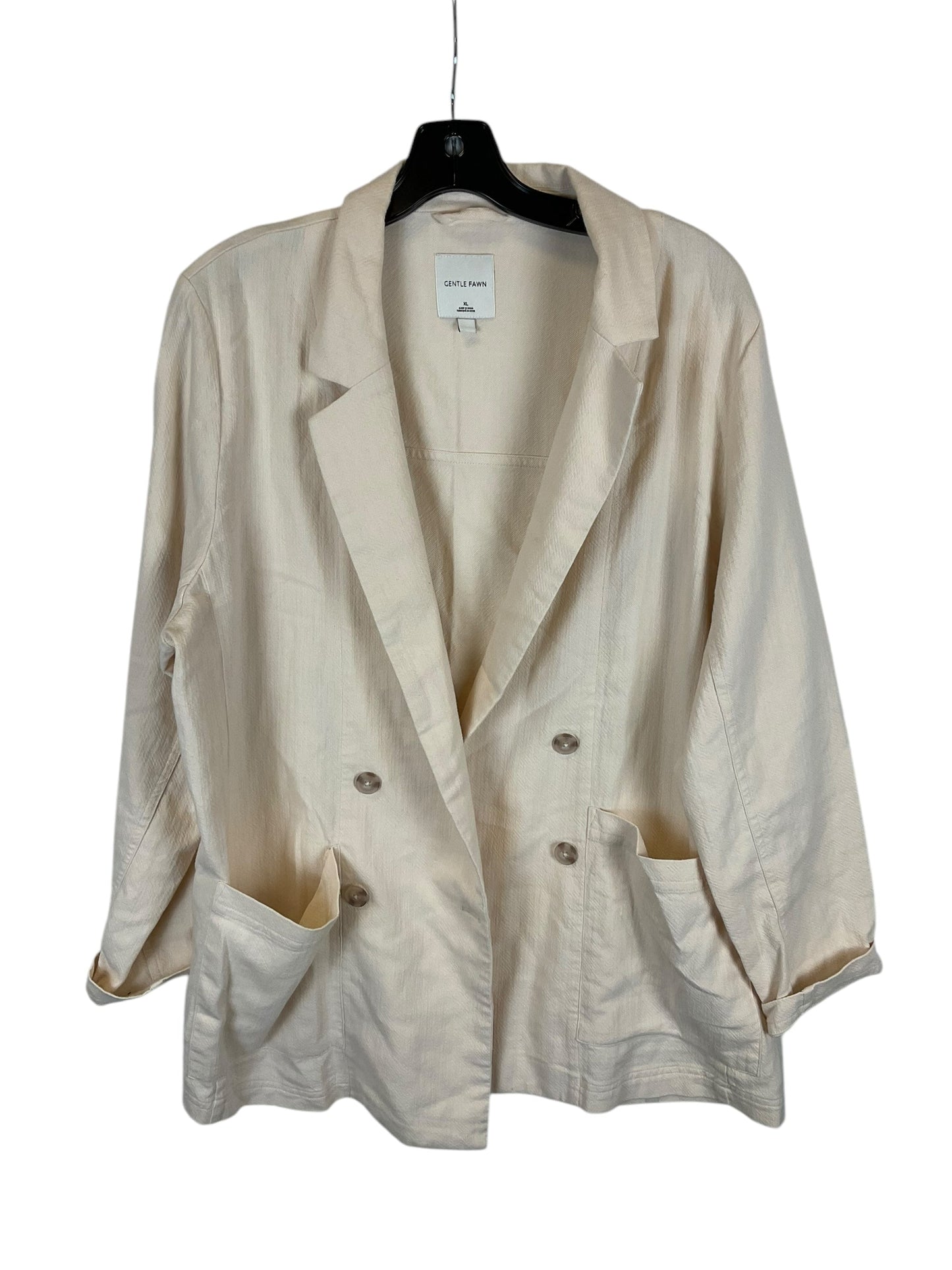 Coat Other By Cmc In Cream, Size: Xl