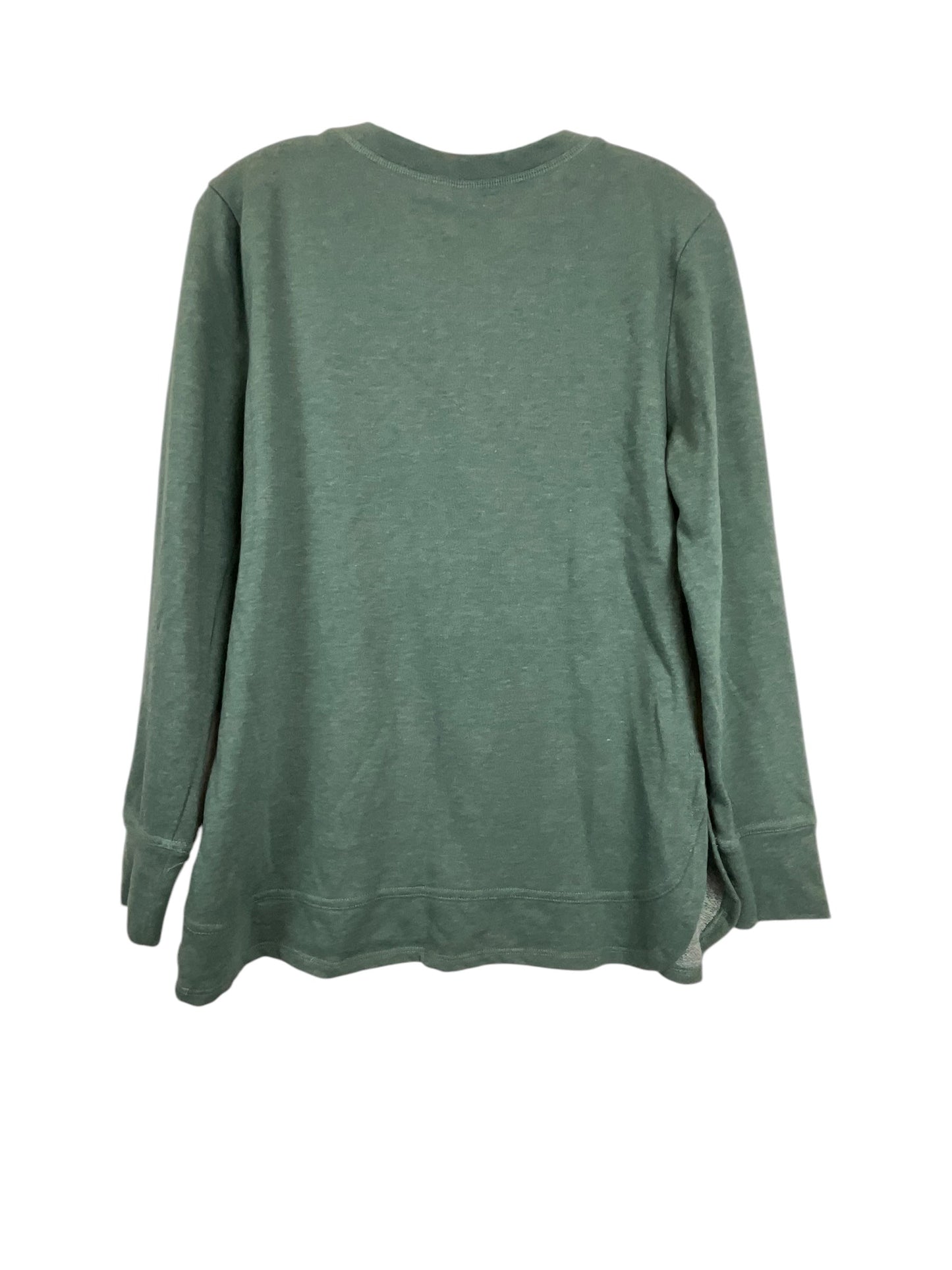 Sweatshirt Crewneck By Cato In Green, Size: M