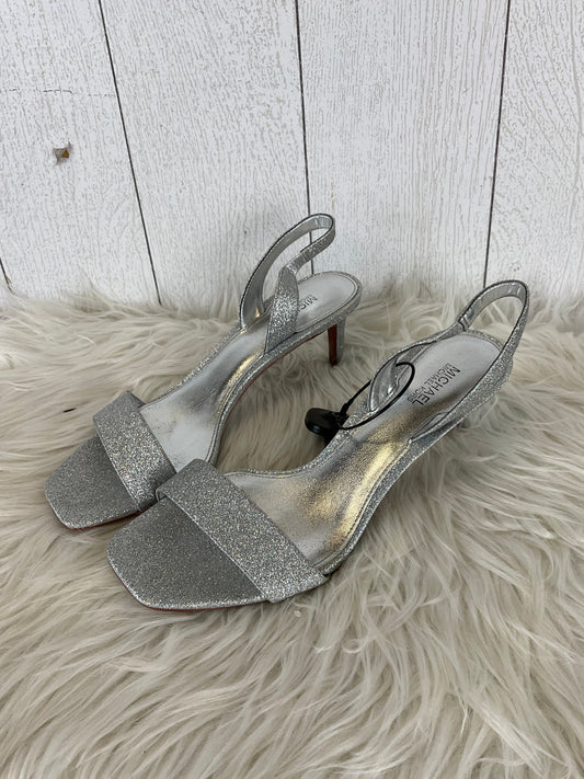 Shoes Designer By Michael By Michael Kors In Silver, Size: 7