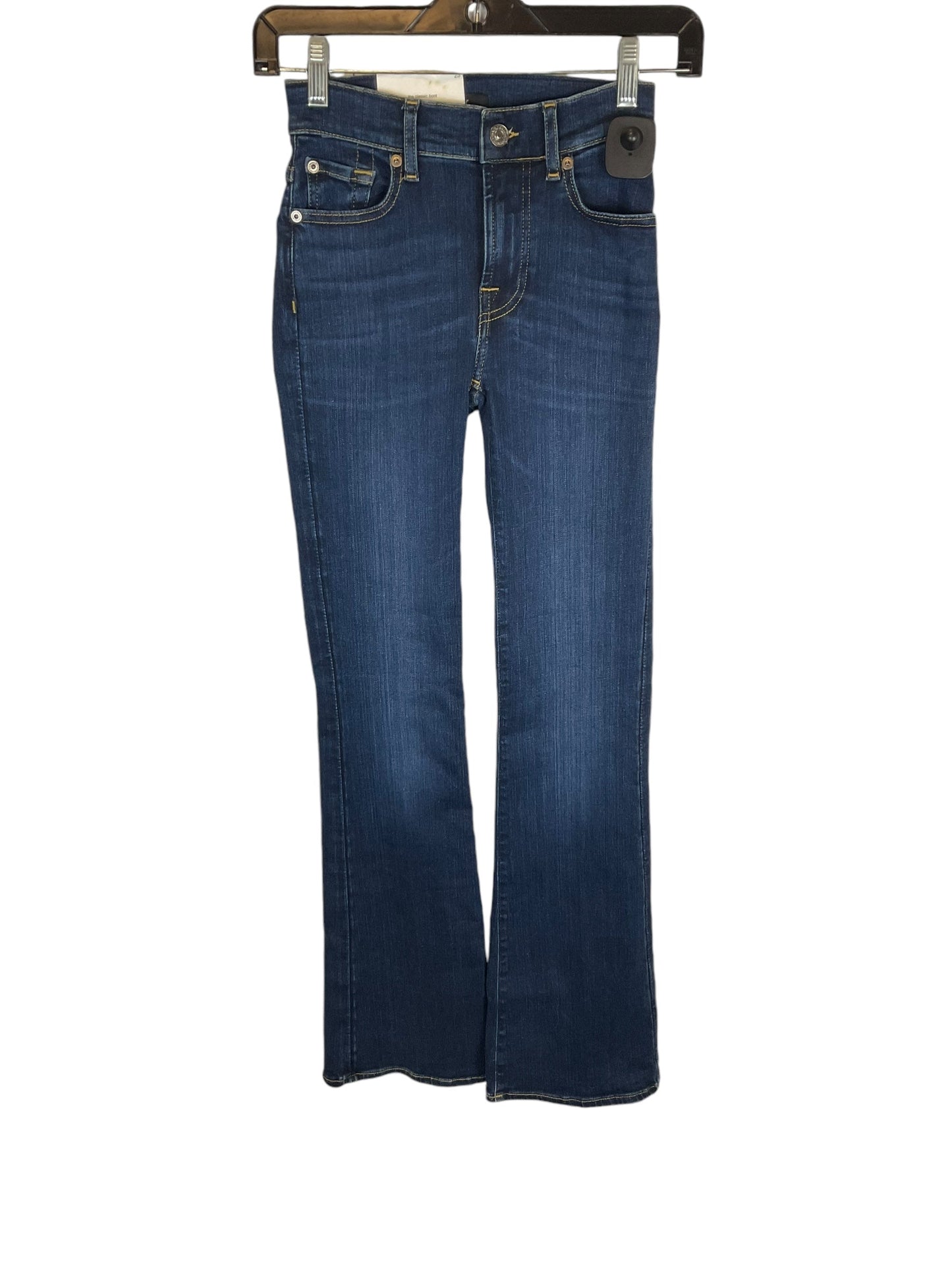 Jeans Designer By 7 For All Mankind In Blue Denim, Size: 0