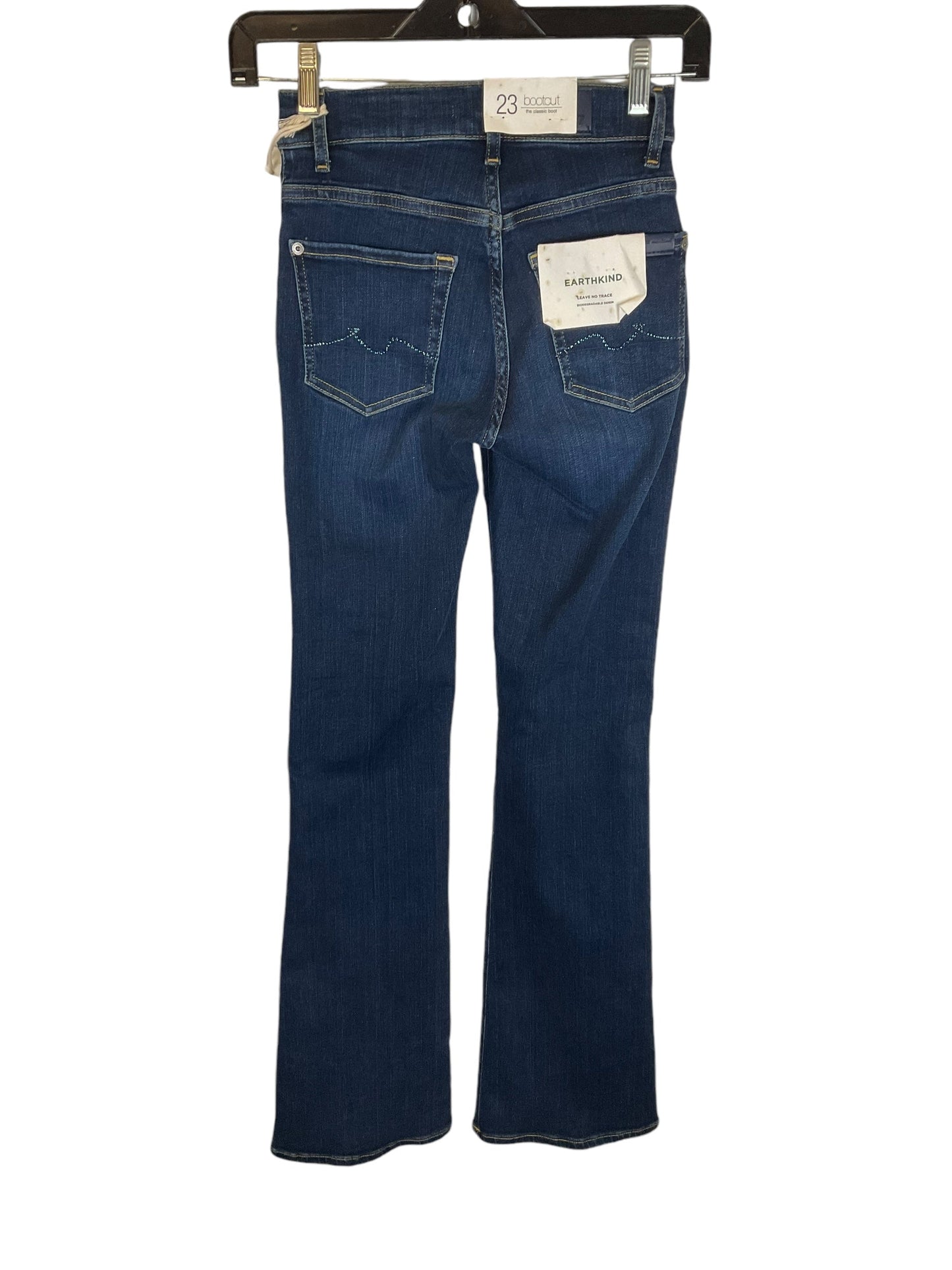 Jeans Designer By 7 For All Mankind In Blue Denim, Size: 0