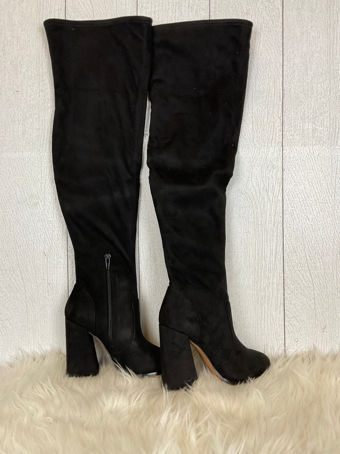 Boots Knee Heels By Jessica Simpson In Black, Size: 5