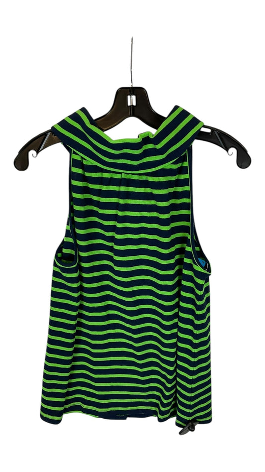 Top Sleeveless By Sail To Sable In Striped Pattern, Size: M