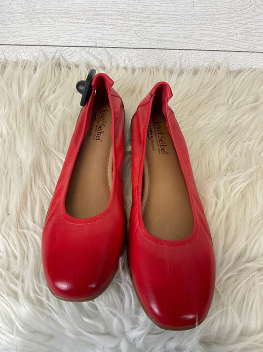 Shoes Flats By Josef Seibel In Red, Size: 7.5