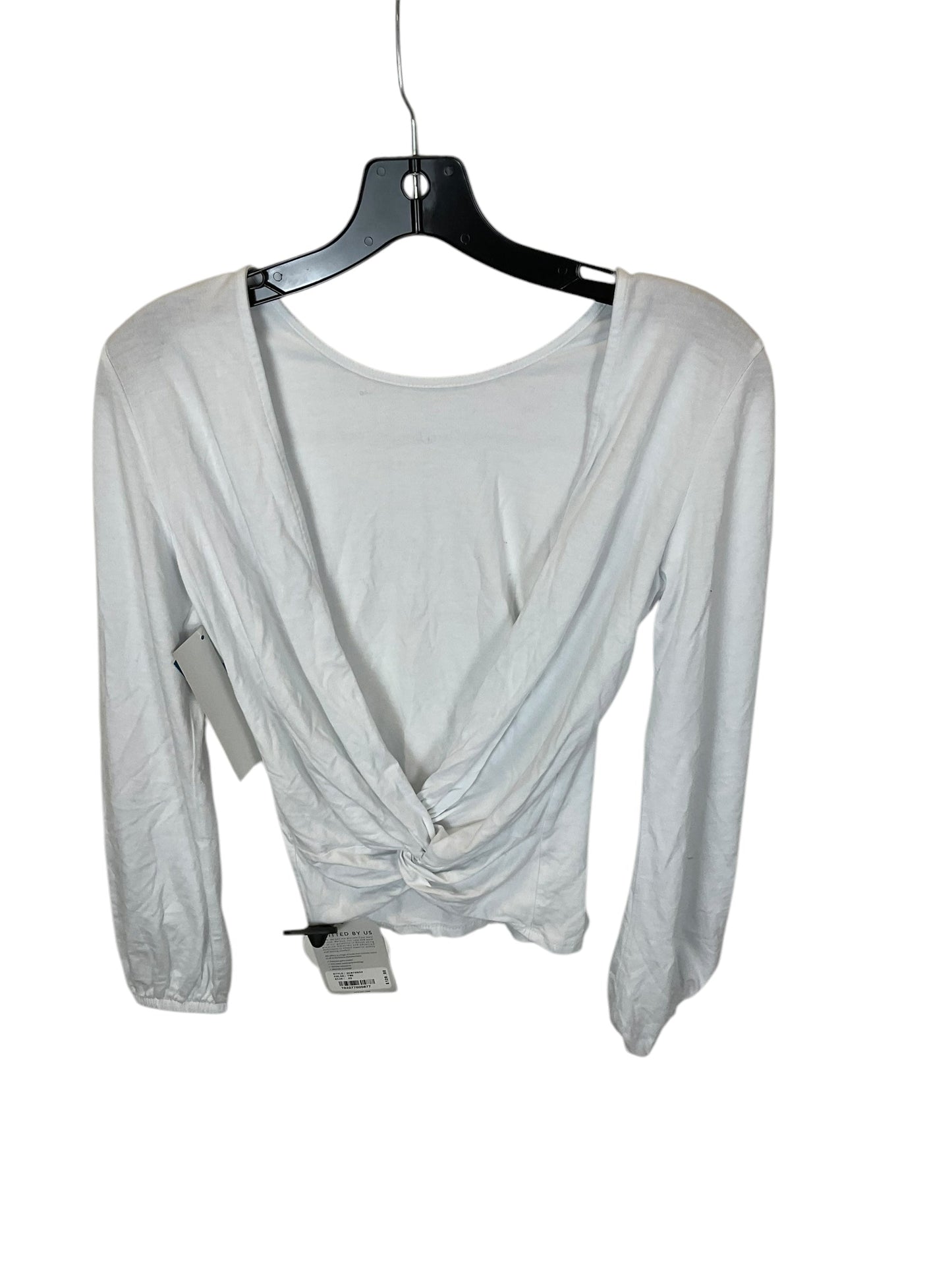 Top Long Sleeve Designer By Adriano Goldschmied In White, Size: Xs