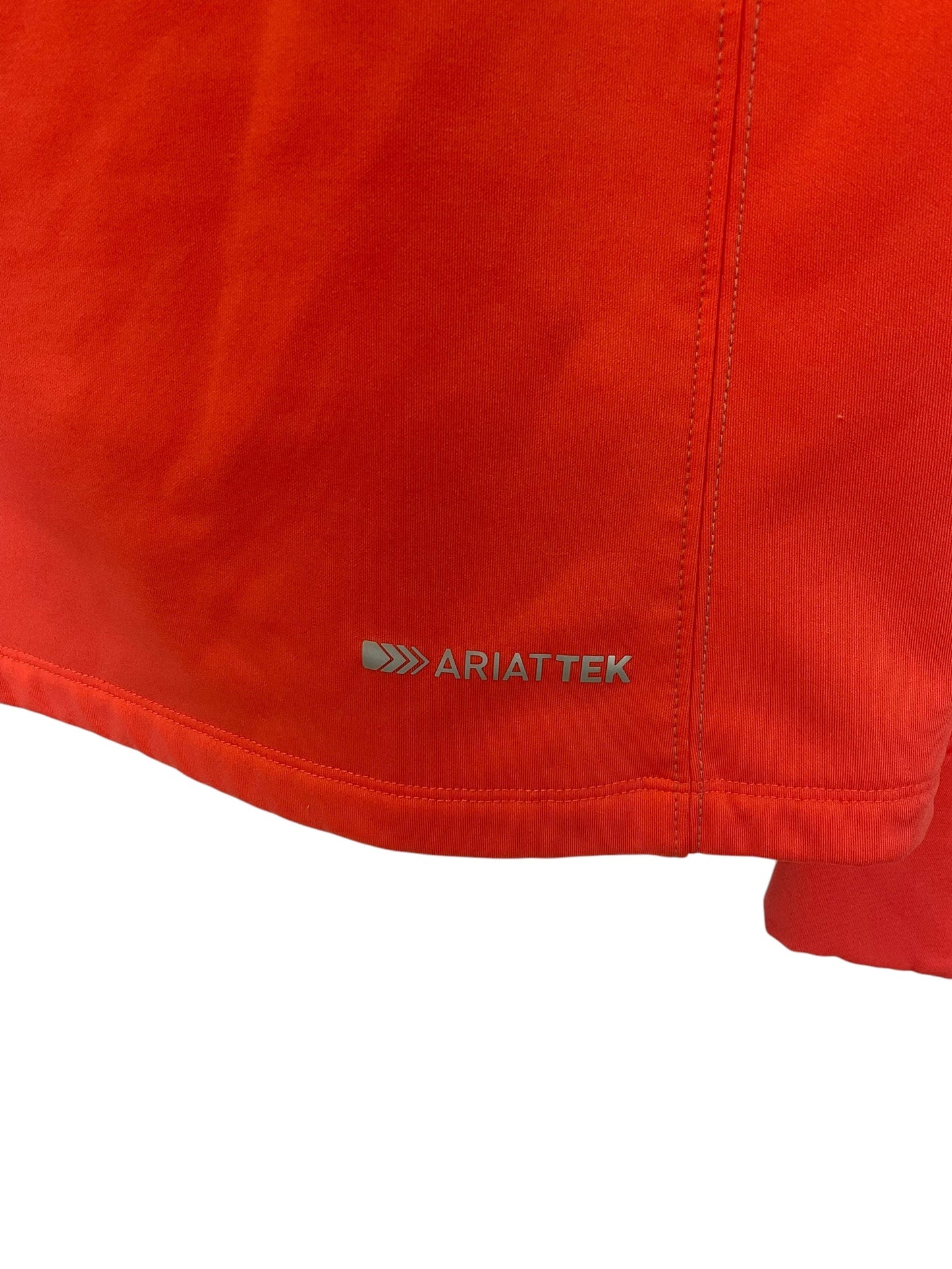 Athletic Jacket By Ariat In Coral, Size: S