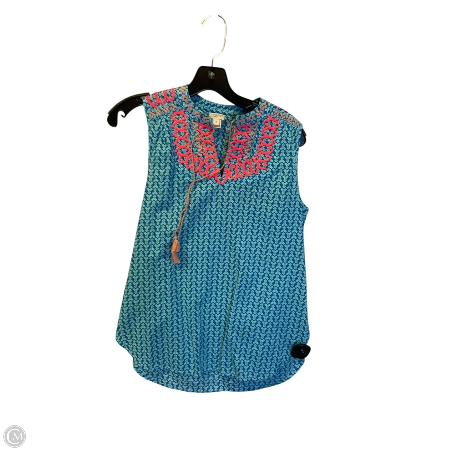 Top Sleeveless By J. Crew In Blue, Size: 0