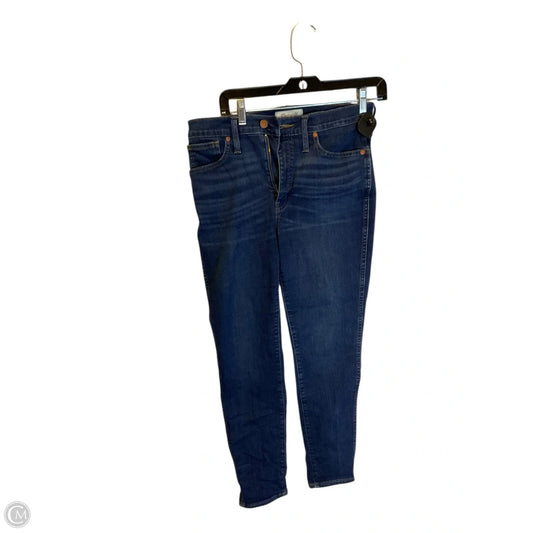 Jeans Skinny By Madewell In Blue Denim, Size: 6
