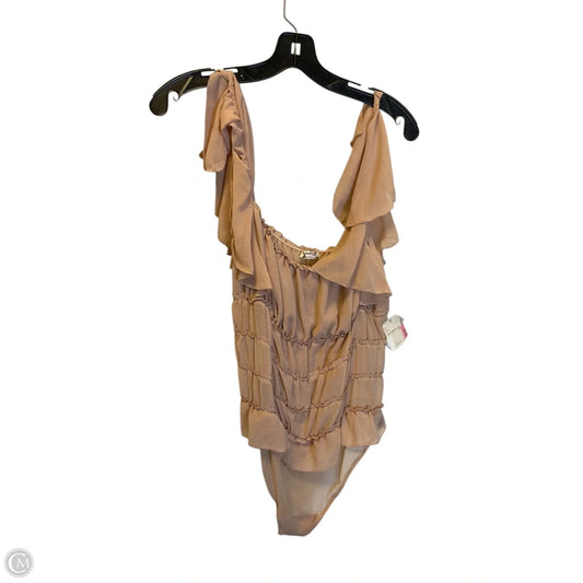 Bodysuit By Free People In Tan, Size: L