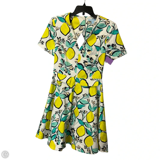 Dress Work By Draper James In Blue & Yellow, Size: 2