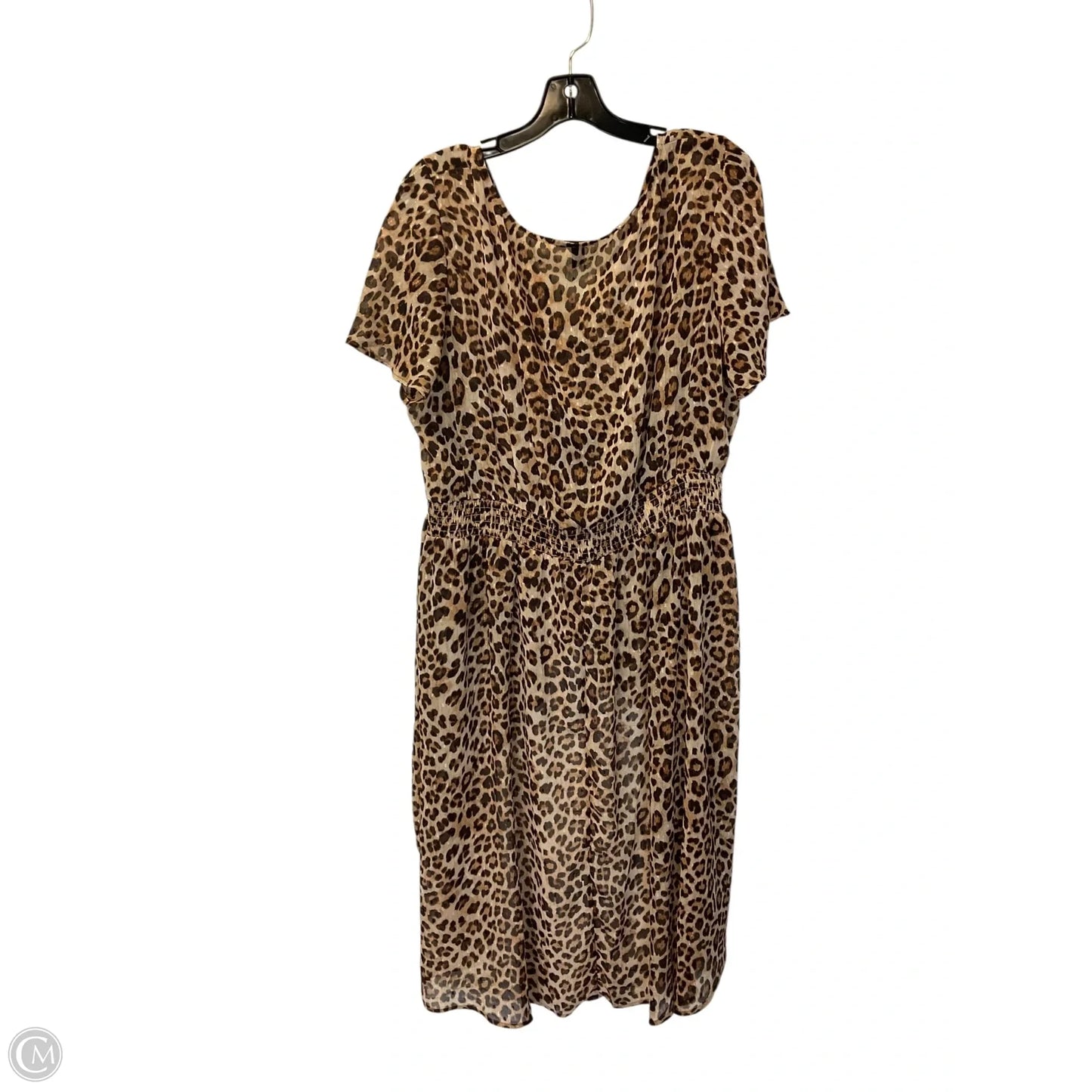 Top Short Sleeve By Torrid In Animal Print, Size: 2x