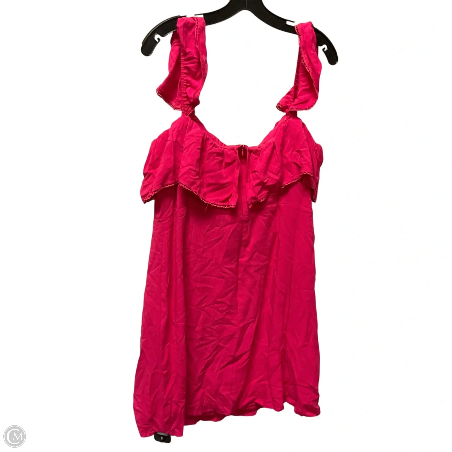 Dress Casual Short By Clothes Mentor In Pink, Size: 1x