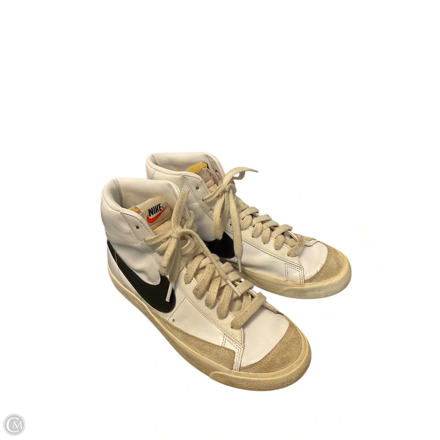 Shoes Athletic By Nike In White, Size: 9.5