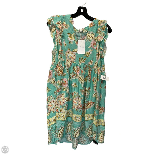 Dress Casual Short By Umgee In Aqua, Size: S