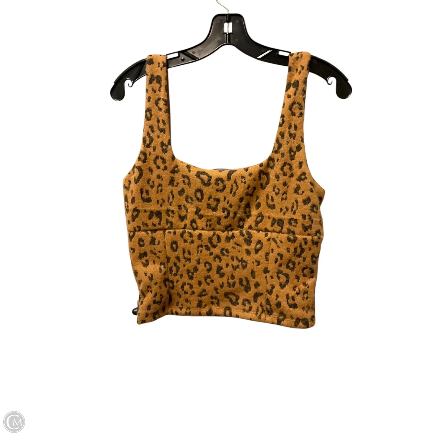Top Sleeveless By Forever 21 In Animal Print, Size: L