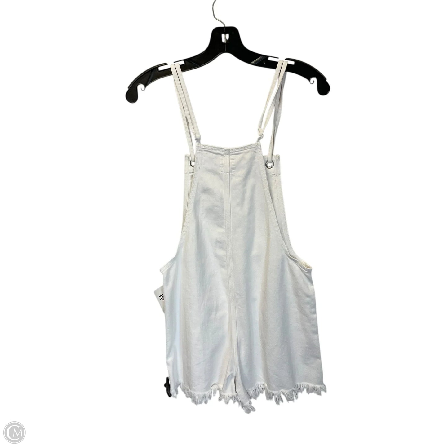 Romper By Aerie In White Denim, Size: S