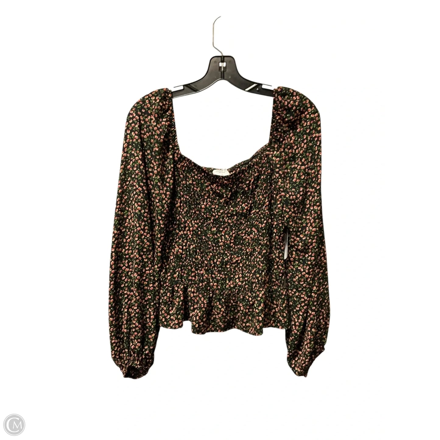 Top Long Sleeve By Sienna Sky In Floral Print, Size: L