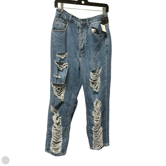 Jeans Boyfriend By Pretty Little Thing In Blue Denim, Size: 6