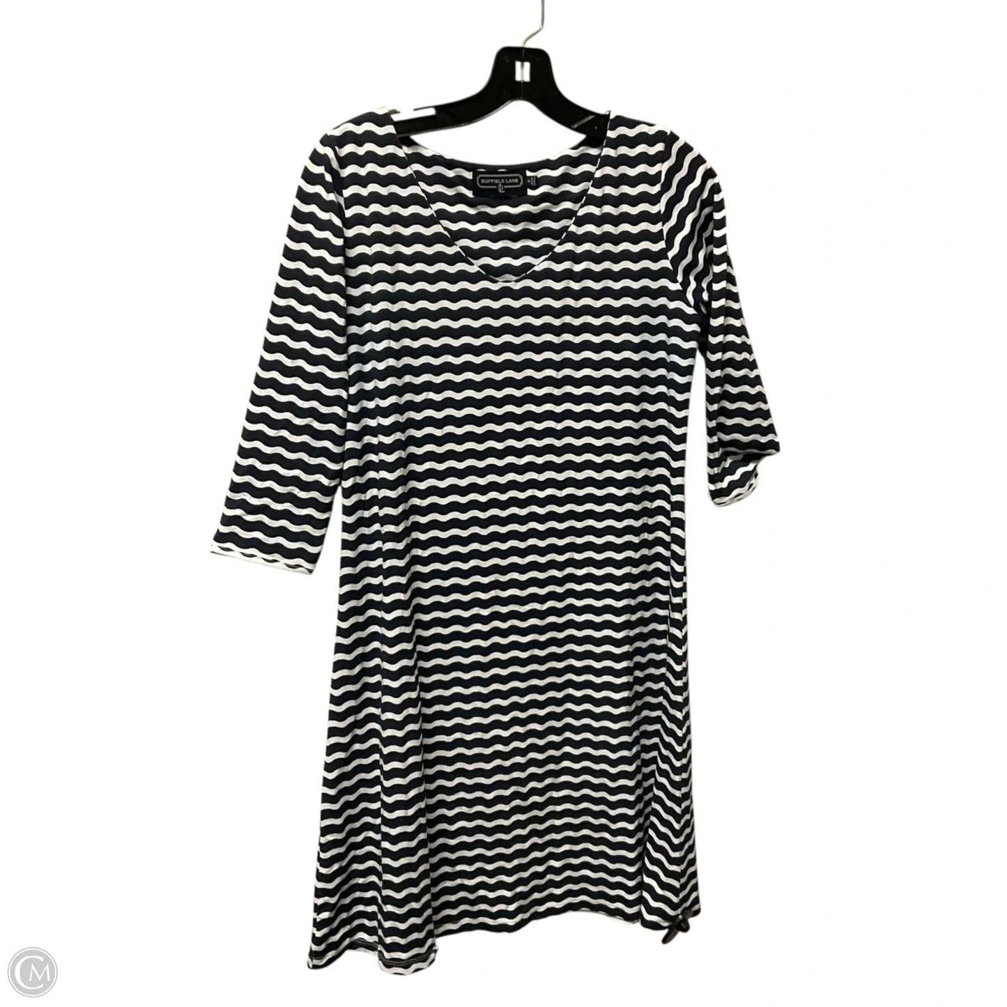 Dress Casual Short By Cmc In Blue & White, Size: S