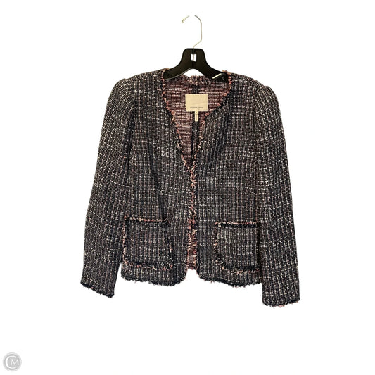 Blazer By Rebecca Taylor In Blue & Pink, Size: S