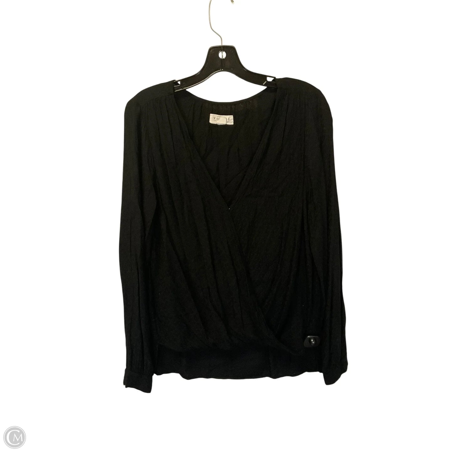 Top Long Sleeve By Velvet By Graham & Spencer In Black, Size: S