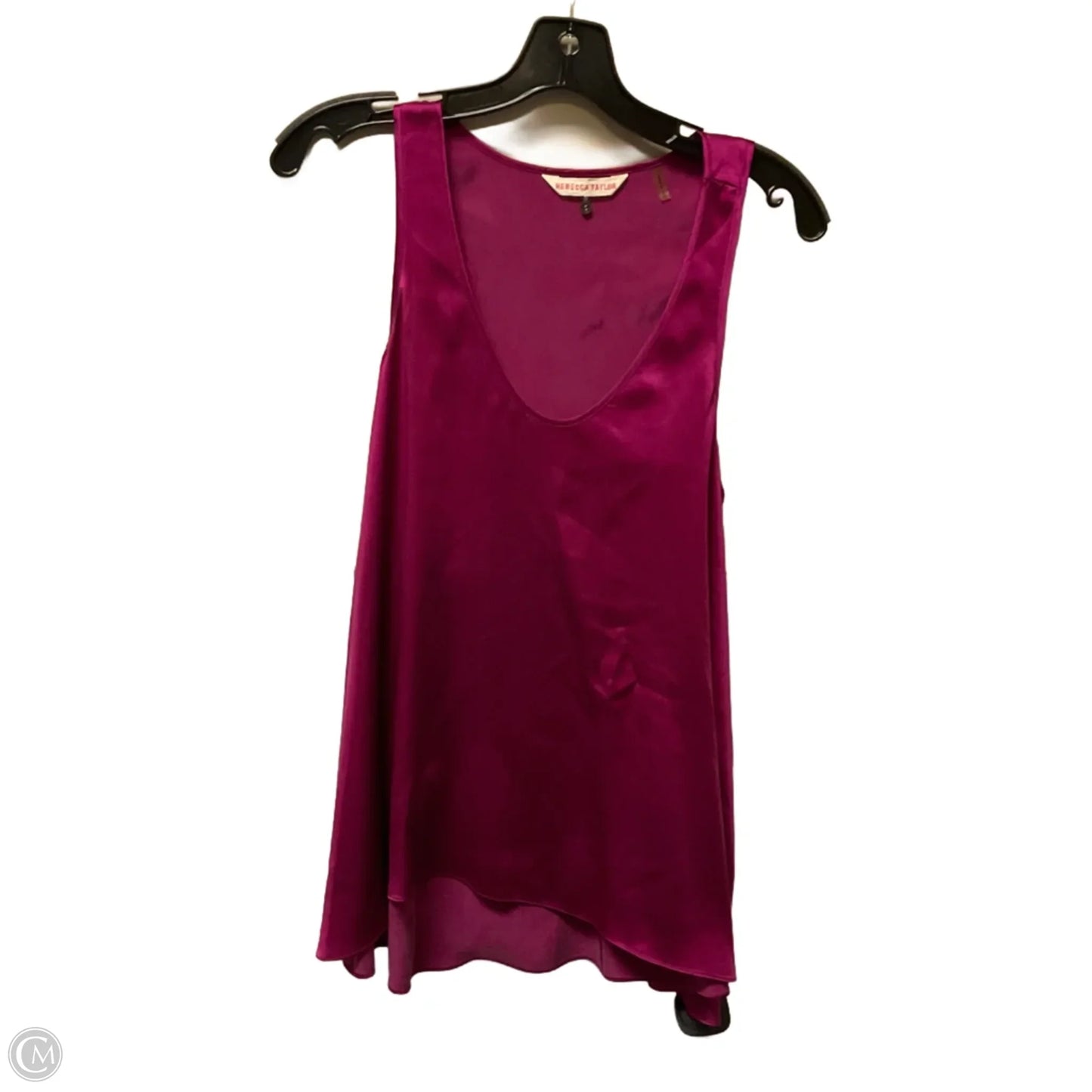 Top Sleeveless Basic By Rebecca Taylor In Purple, Size: S