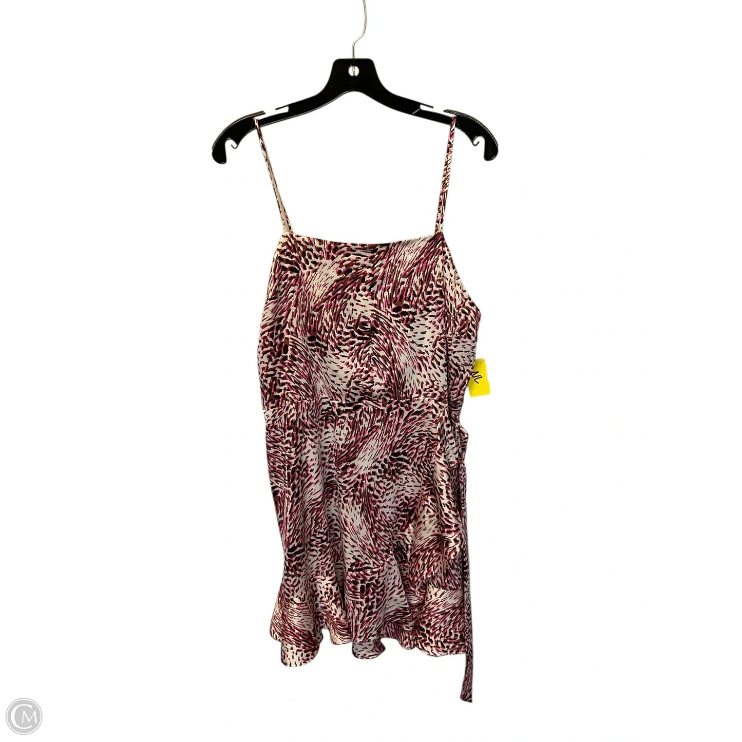 Dress Party Short By Express In Brown & Pink, Size: L