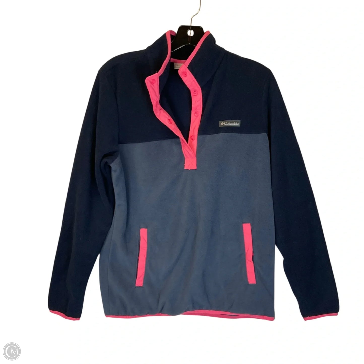 Jacket Fleece By Columbia In Blue, Size: M