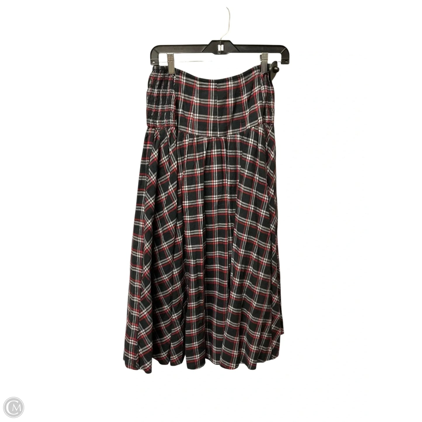 Skirt Midi By Banjanan In Plaid Pattern, Size: Xs