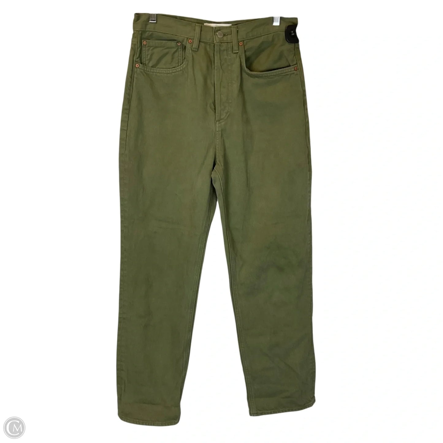 Jeans Straight By Cmc In Green Denim, Size: 6