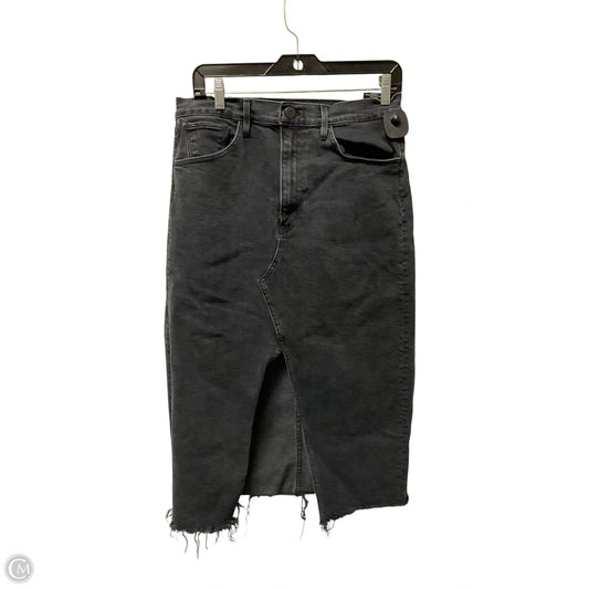 Skirt Midi By Cmc In Black Denim, Size: 10
