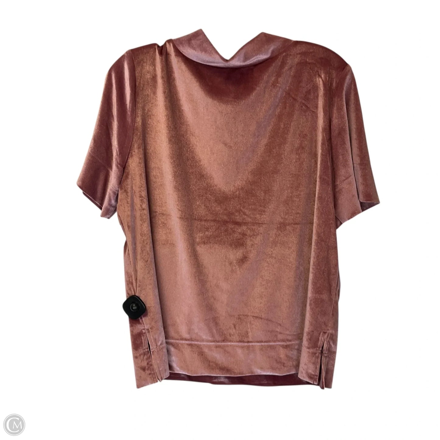 Top Short Sleeve By Anthropologie In Pink, Size: L