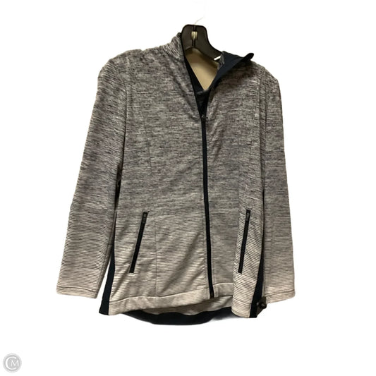 Athletic Jacket By Talbots In Blue & White, Size: M