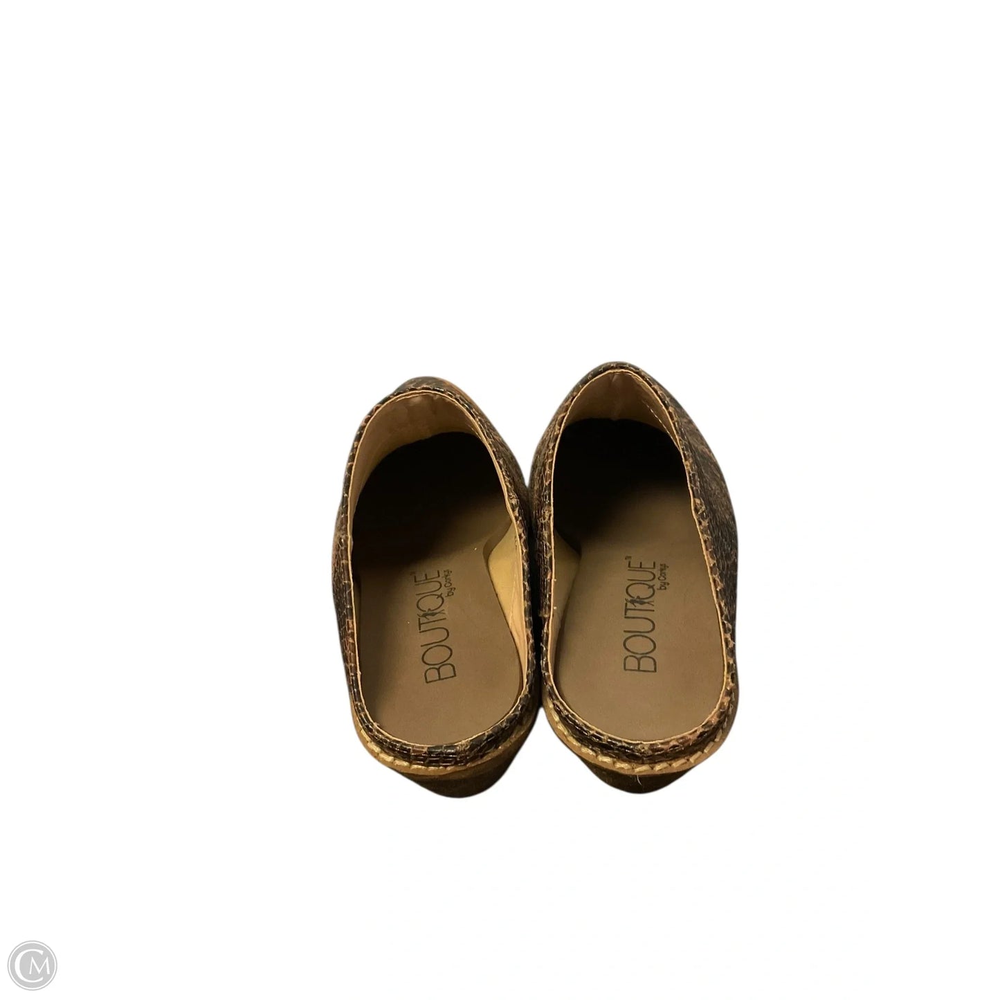 Shoes Heels Block By Boutique + In Snakeskin Print, Size: 6