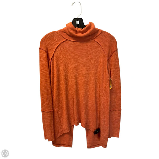 Top Long Sleeve By We The Free In Orange, Size: Xs